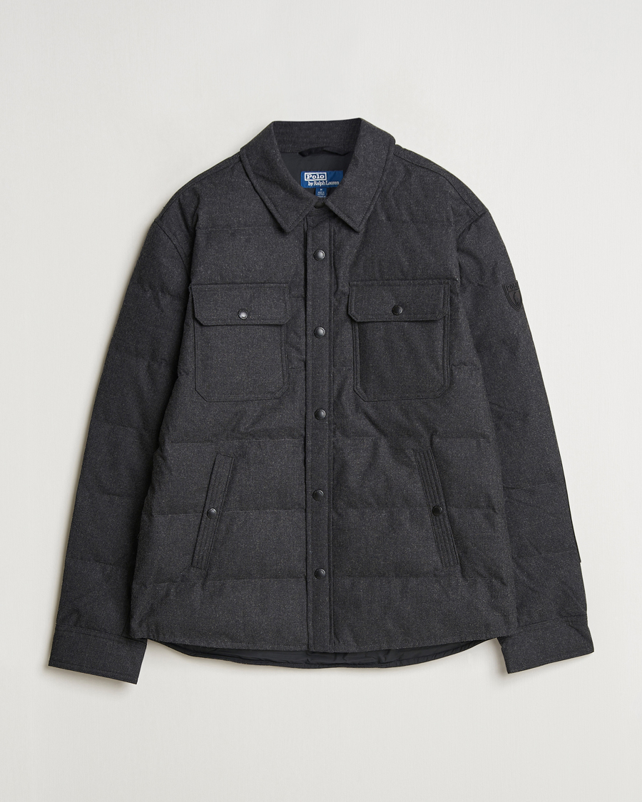 Uomini | Giacche | Polo Ralph Lauren | Lewis Quilted Insulated Shirt Jacket Dark Charcoal
