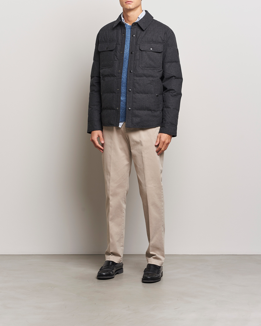 Uomini | Giacche | Polo Ralph Lauren | Lewis Quilted Insulated Shirt Jacket Dark Charcoal