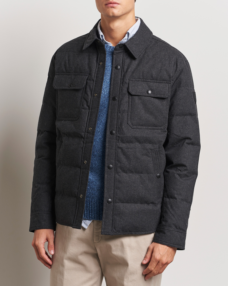 Uomini | Giacche | Polo Ralph Lauren | Lewis Quilted Insulated Shirt Jacket Dark Charcoal