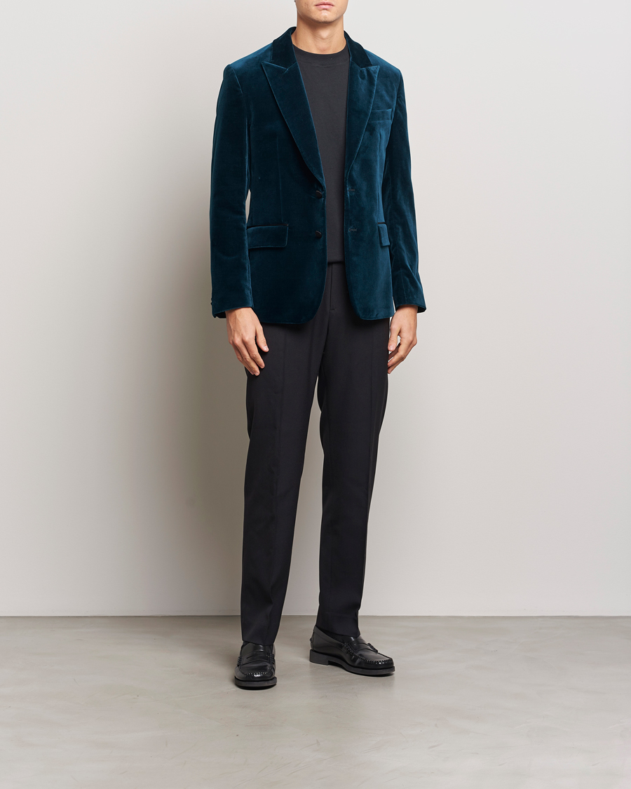 Uomini | Blazers | J.Lindeberg | Lenny Velvet Blazer Key Largo