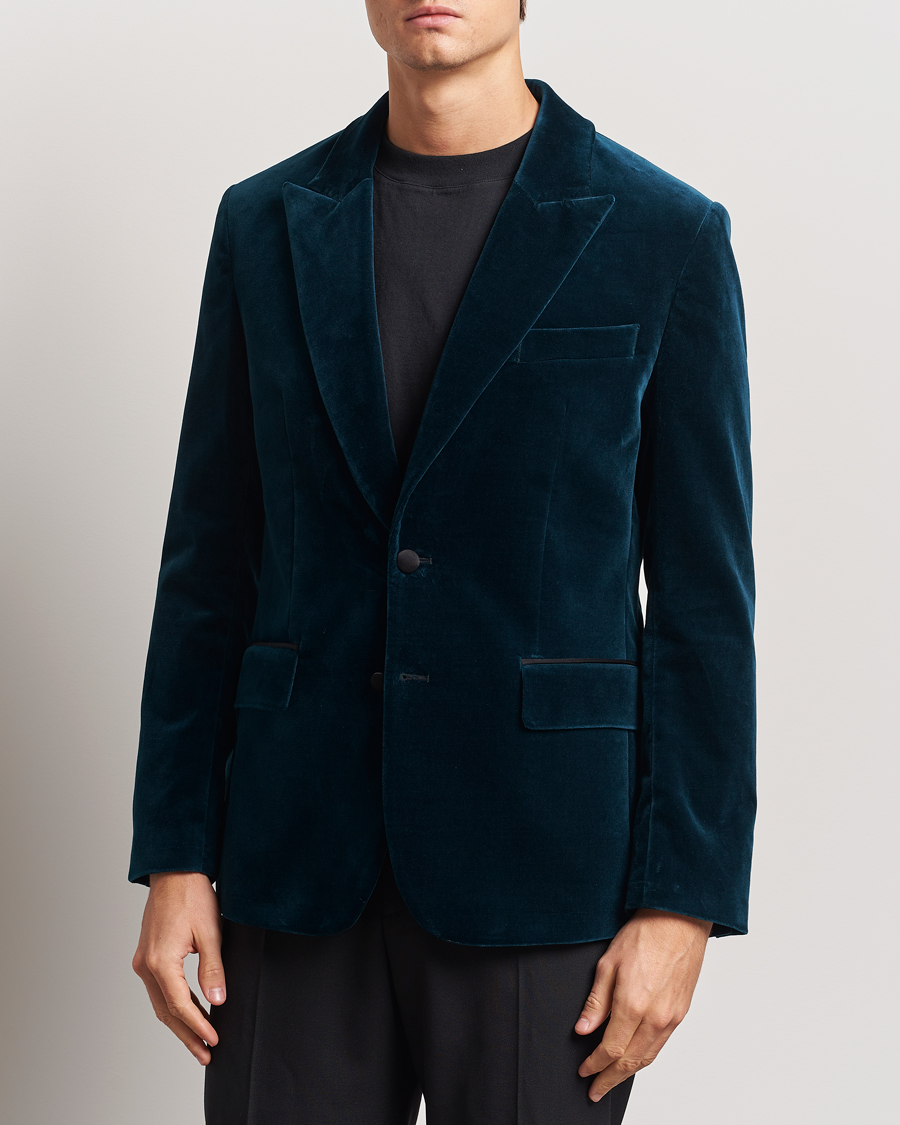 Uomini | Blazers | J.Lindeberg | Lenny Velvet Blazer Key Largo