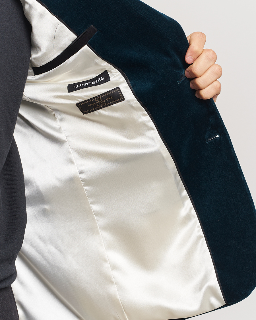 Uomini | Blazers | J.Lindeberg | Lenny Velvet Blazer Key Largo