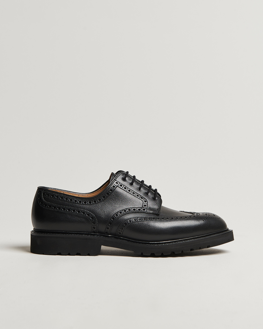 Uomini | Crockett & Jones Pembroke Milled Grain Vibram Vi-Lite Black | Crockett & Jones | Pembroke Milled Grain Vibram Vi-Lite Black