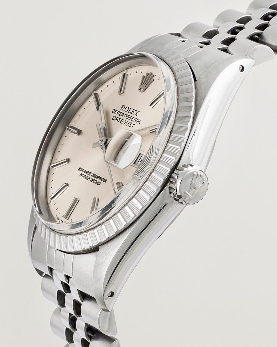 Uomini | Rolex Pre-Owned Datejust 16030 Silver | Rolex Pre-Owned | Datejust 16030 Silver