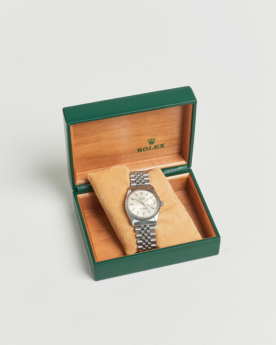 Uomini | Rolex Pre-Owned Datejust 16030 Silver | Rolex Pre-Owned | Datejust 16030 Silver