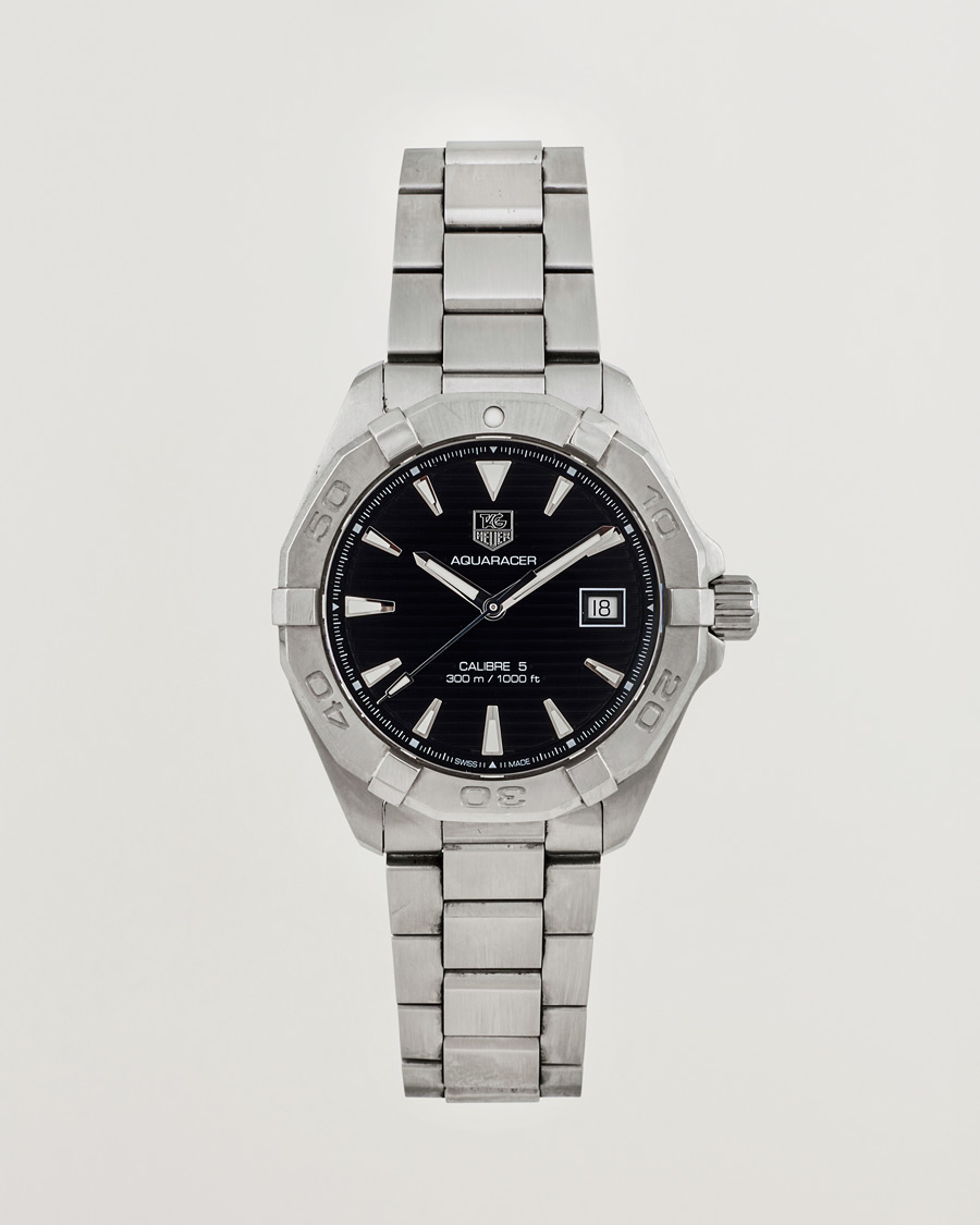 Uomini | Tag Heuer Pre-Owned Aquaracer 300M Caliber 5 Silver | Tag Heuer Pre-Owned | Aquaracer 300M Caliber 5 Silver