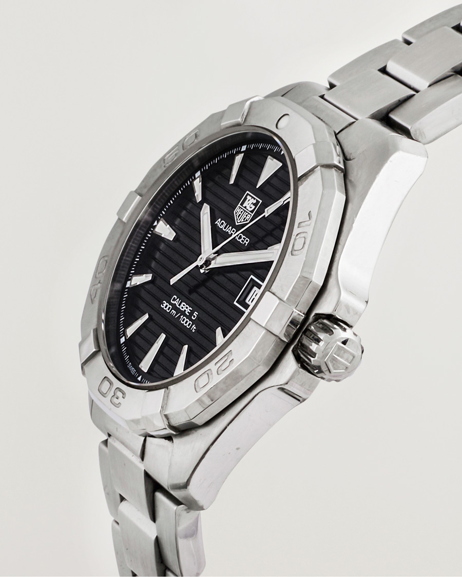 Uomini | Tag Heuer Pre-Owned Aquaracer 300M Caliber 5 Silver | Tag Heuer Pre-Owned | Aquaracer 300M Caliber 5 Silver