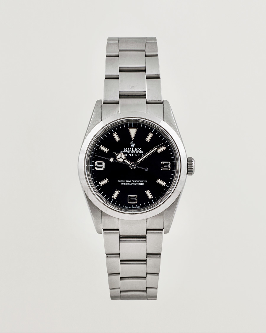 Uomini | Rolex Pre-Owned Explorer 114270 Silver | Rolex Pre-Owned | Explorer 114270 Silver