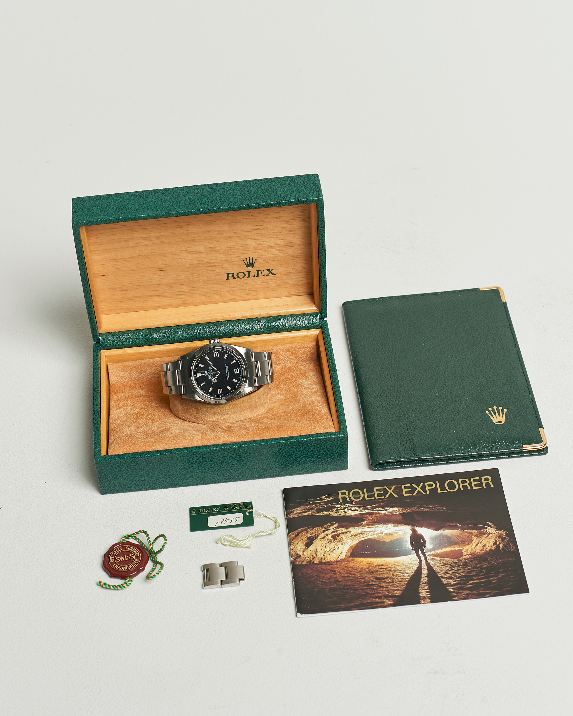 Uomini | Rolex Pre-Owned Explorer 114270 Silver | Rolex Pre-Owned | Explorer 114270 Silver