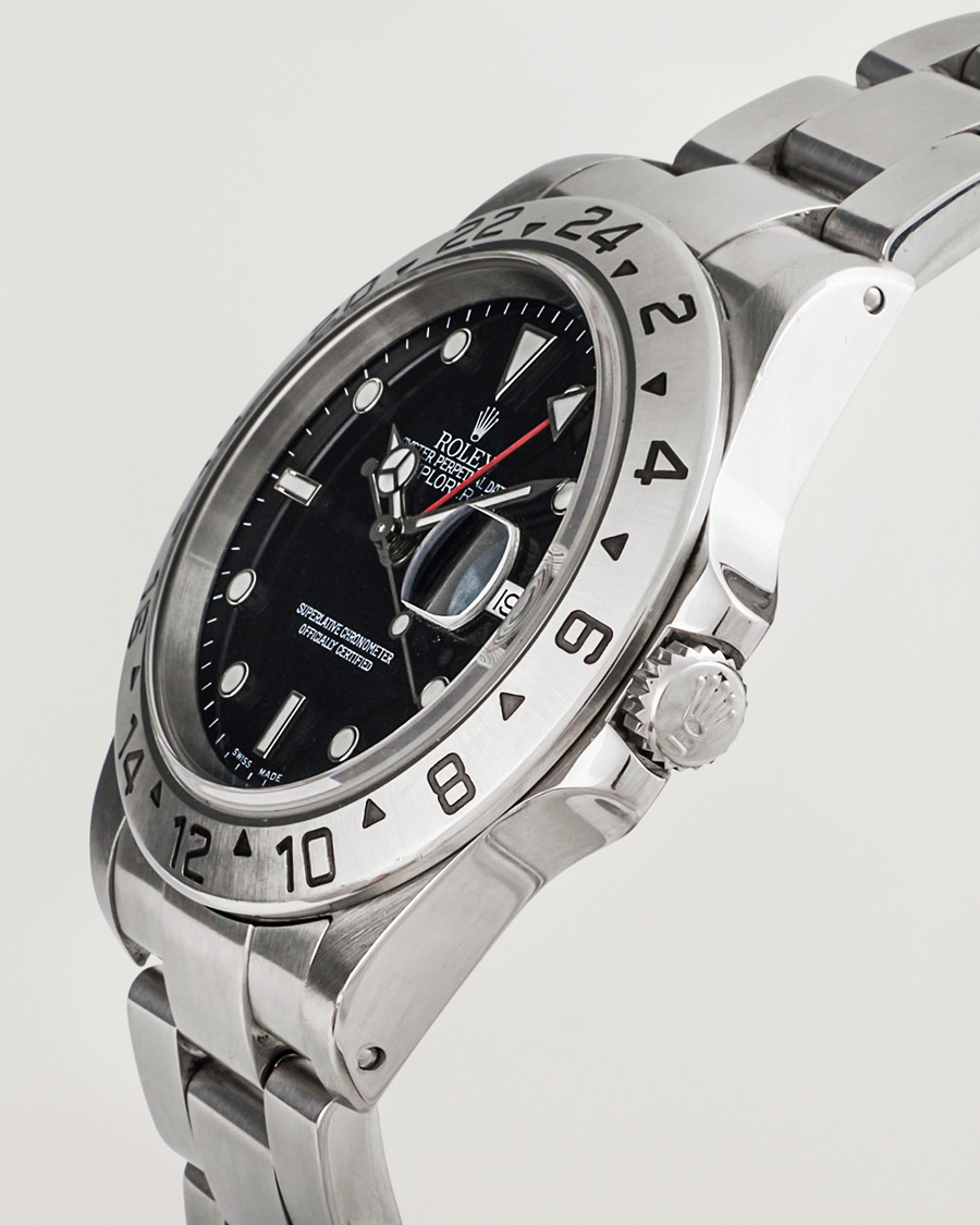 Uomini | Rolex Pre-Owned Explorer II 16570 Silver | Rolex Pre-Owned | Explorer II 16570 Silver