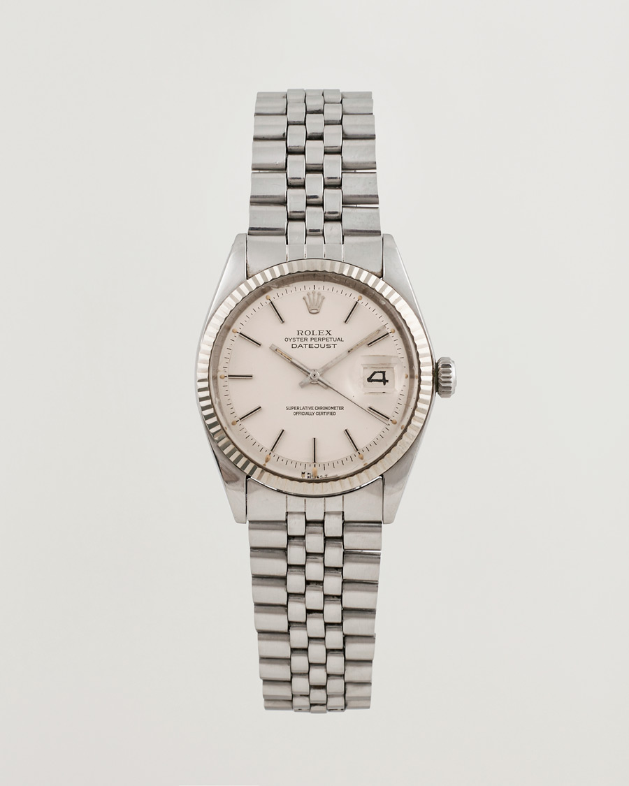 Uomini | Rolex Pre-Owned Datejust 1603 Silver | Rolex Pre-Owned | Datejust 1603 Silver