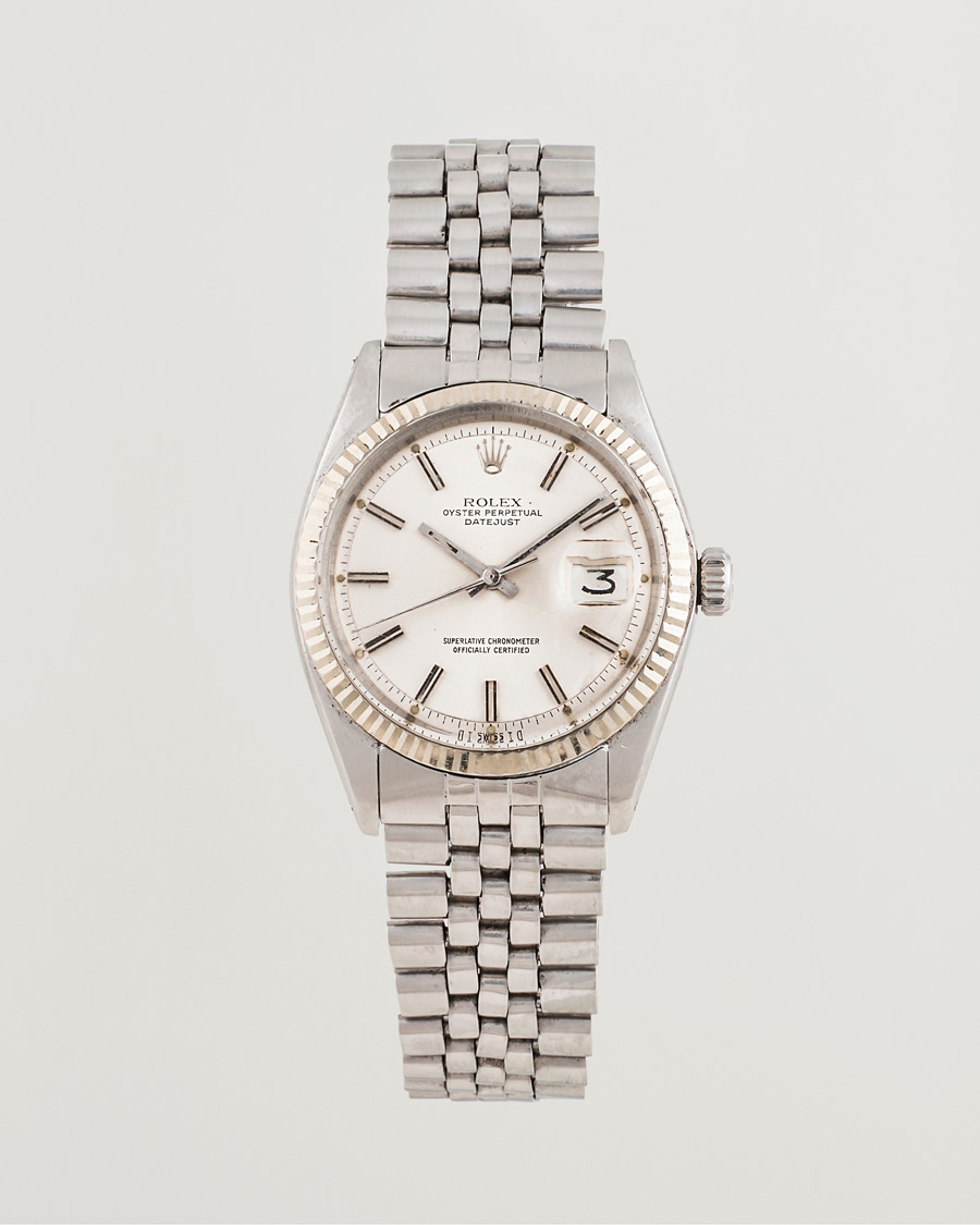 Uomini | Rolex Pre-Owned Datejust 1601 Silver | Rolex Pre-Owned | Datejust 1601 Silver