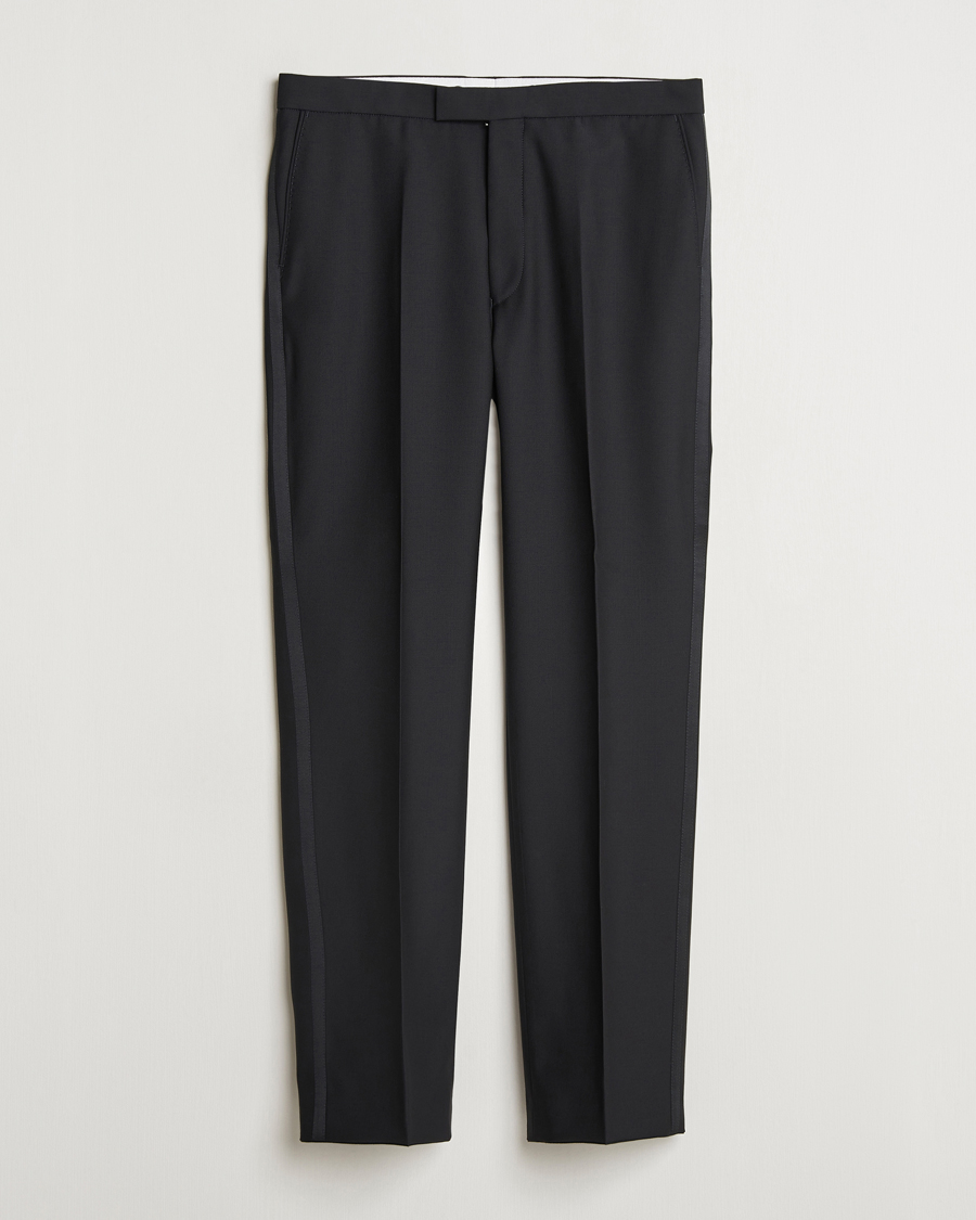 Uomini | Pantaloni | Oscar Jacobson | Del Tuxedo Trousers Black