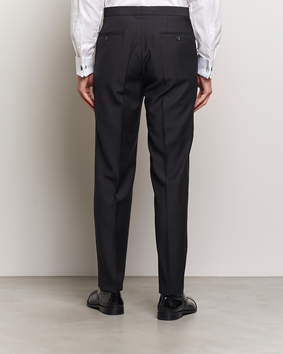 Uomini | Pantaloni | Oscar Jacobson | Del Tuxedo Trousers Black