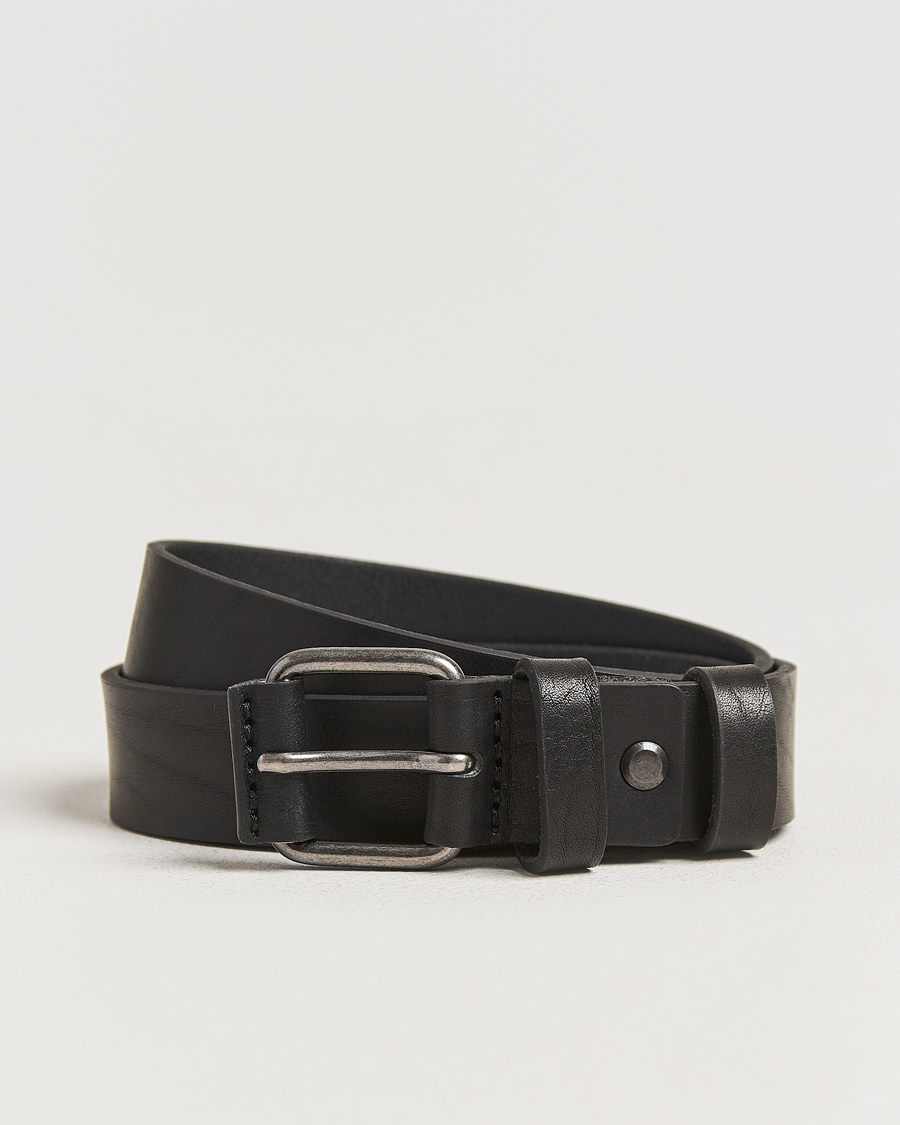 Uomini | Cinture | Nudie Jeans | Dwayne Leather Belt Black