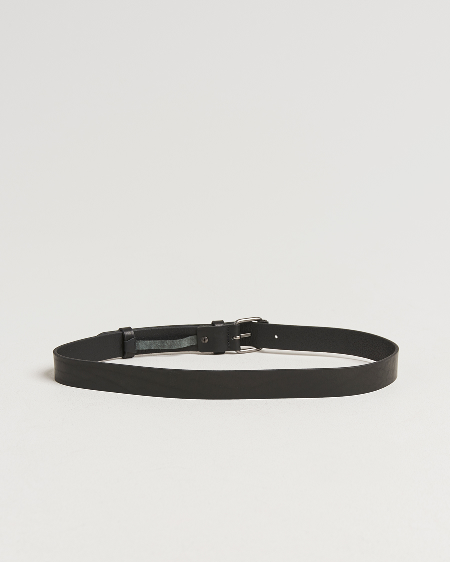 Uomini | Cinture | Nudie Jeans | Dwayne Leather Belt Black