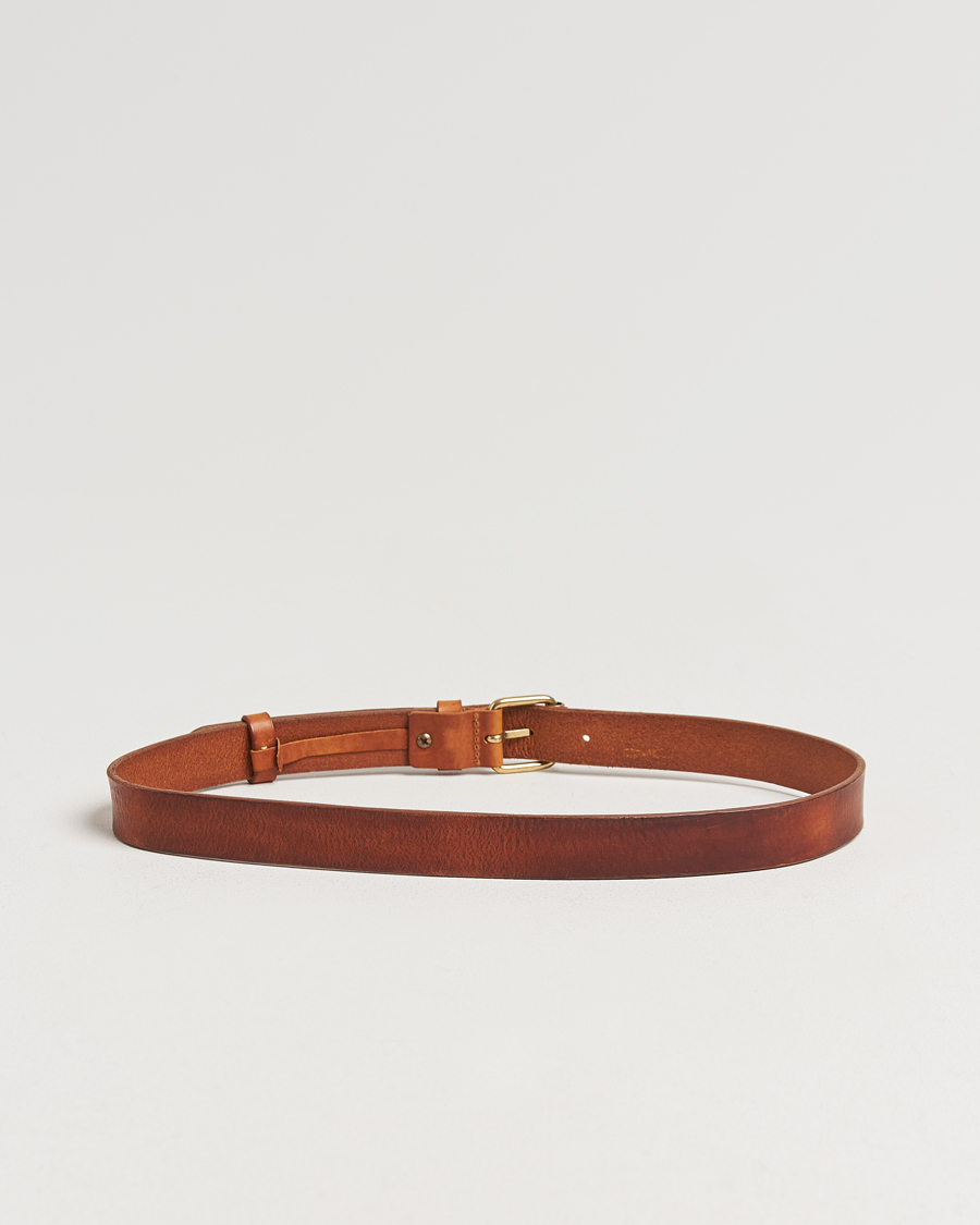 Uomini | Cinture | Nudie Jeans | Dwayne Leather Belt Toffee Brown