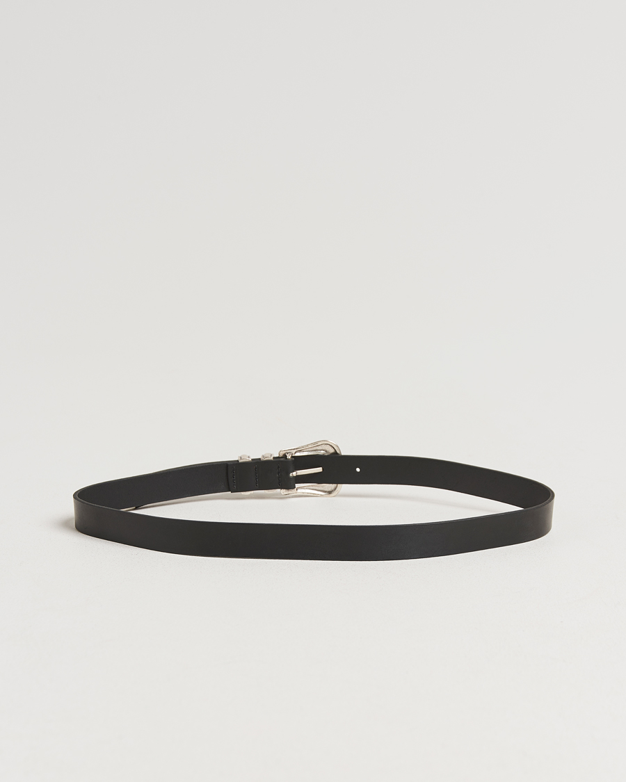 Uomini | Cinture | Nudie Jeans | Western Silver Belt Black