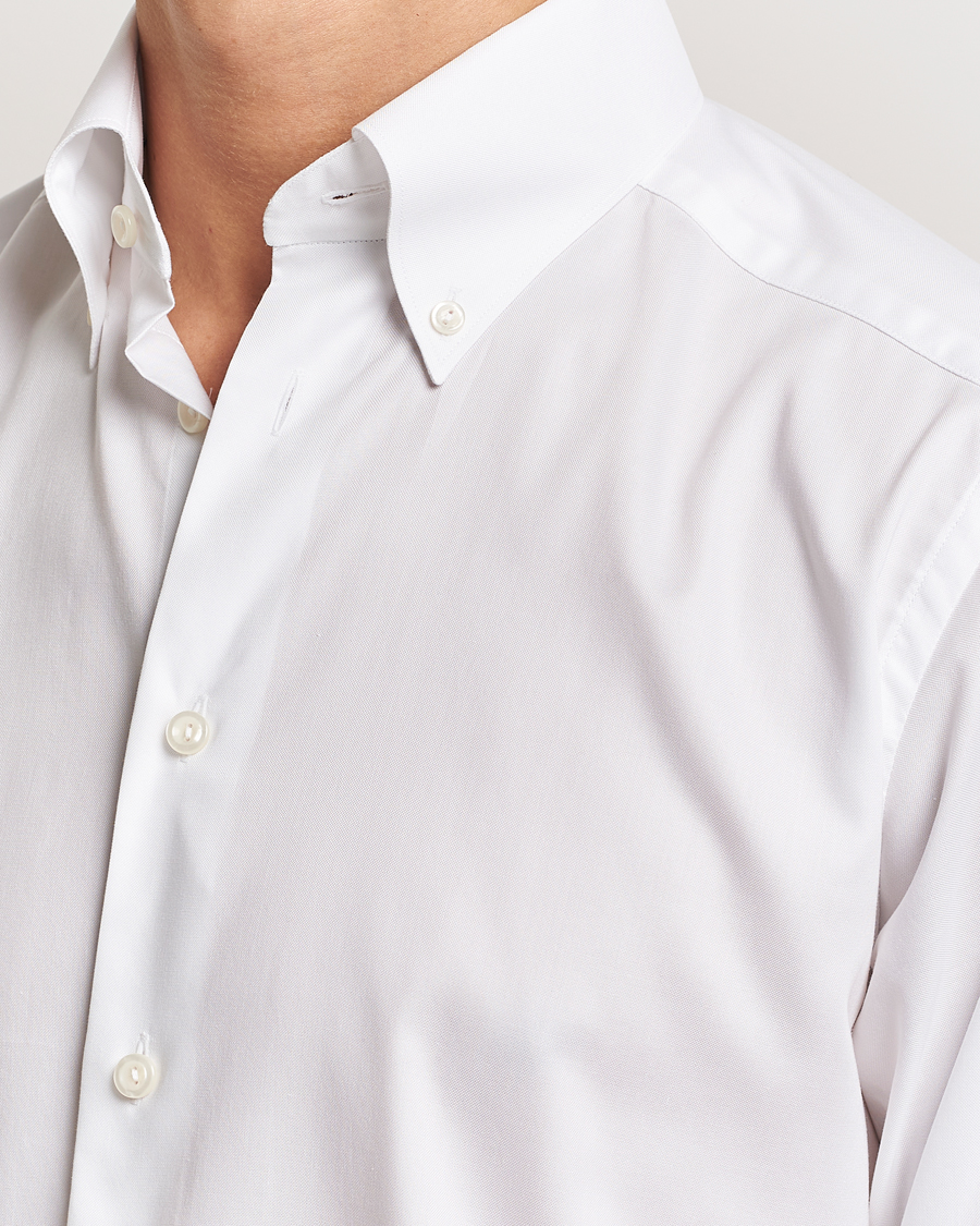 Uomini | Camicie | Eton | Slim Fit Wrinkle Free Oxford Shirt White