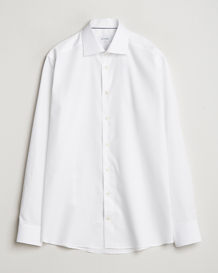 Uomini | Camicie | Eton | Slim Fit Oxford Shirt White