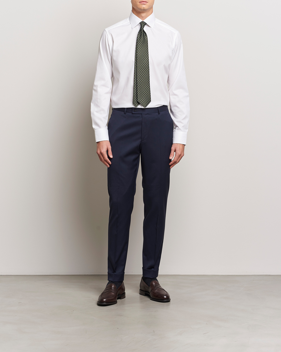 Uomini | Camicie | Eton | Slim Fit Oxford Shirt White