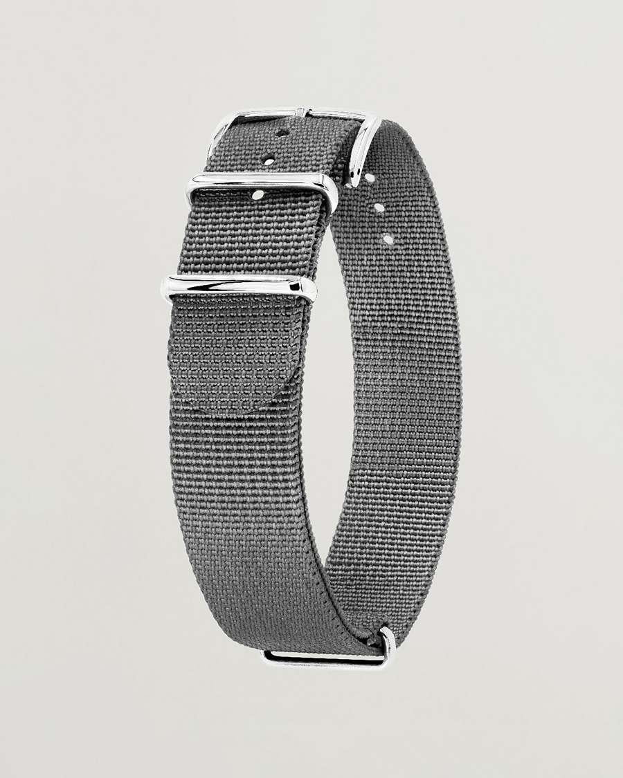 Uomini | Cinturini per orologi | HIRSCH | Rush Recycle Nato Watch Strap Grey
