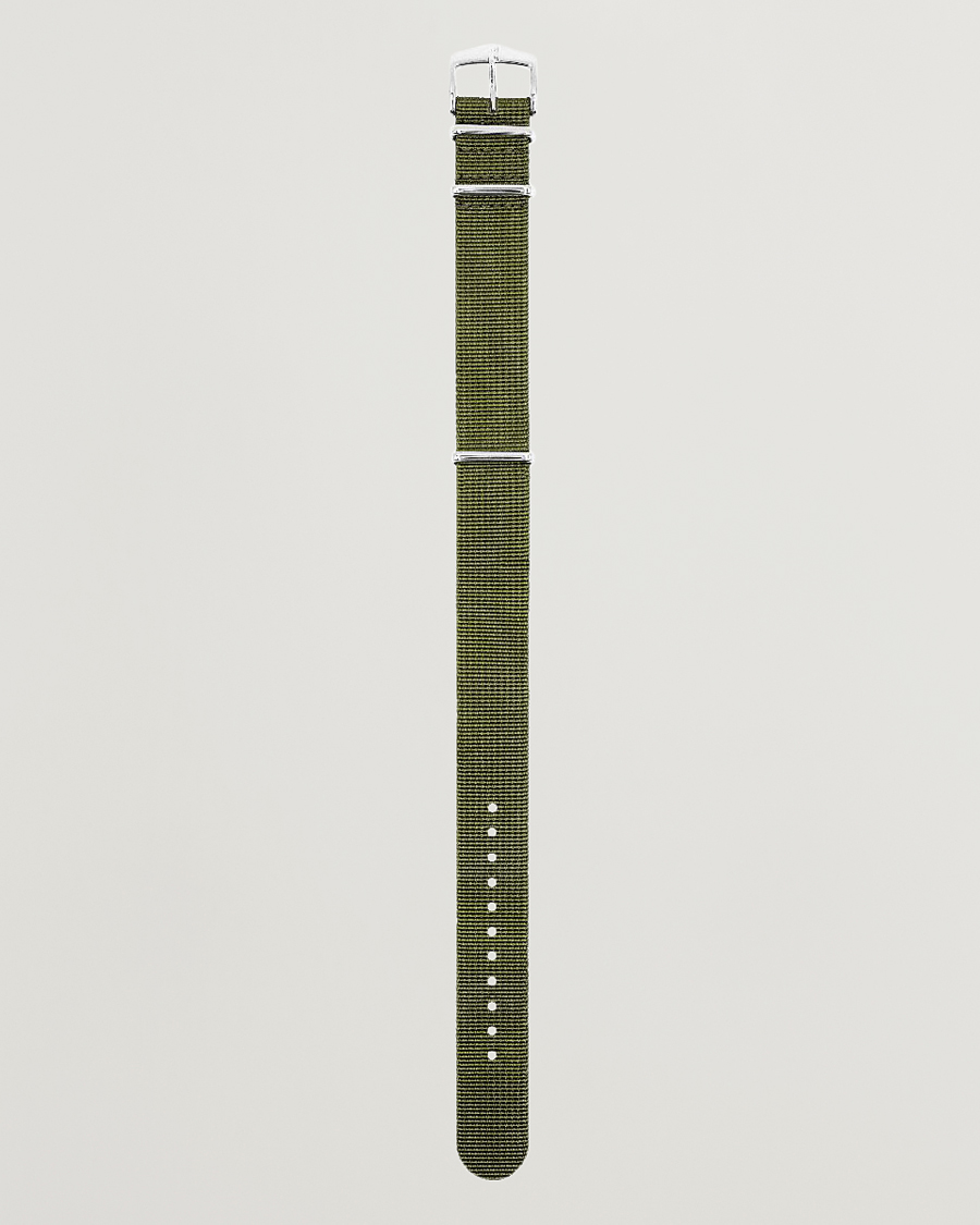 Uomini | Cinturini per orologi | HIRSCH | Rush Recycle Nato Watch Strap Green