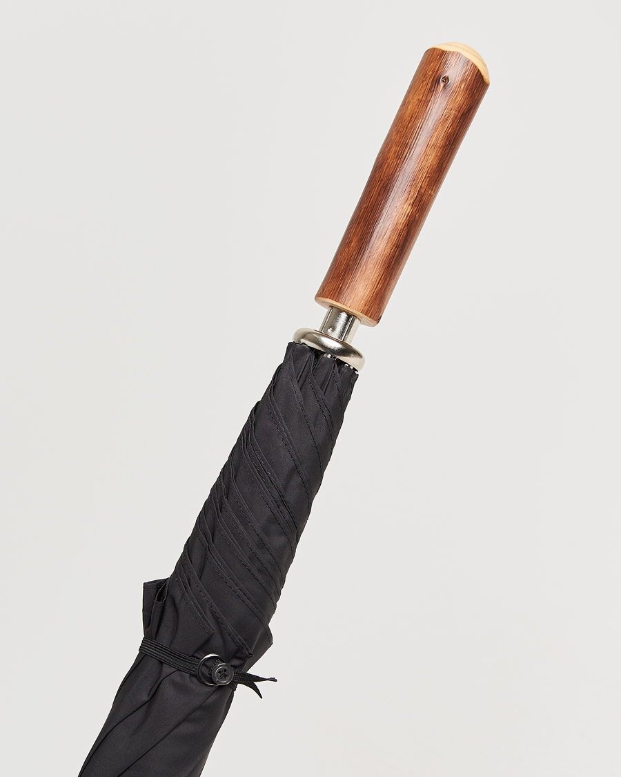 Uomini | Ombrelli | Fox Umbrellas | Chestnut Straight Umbrella Black