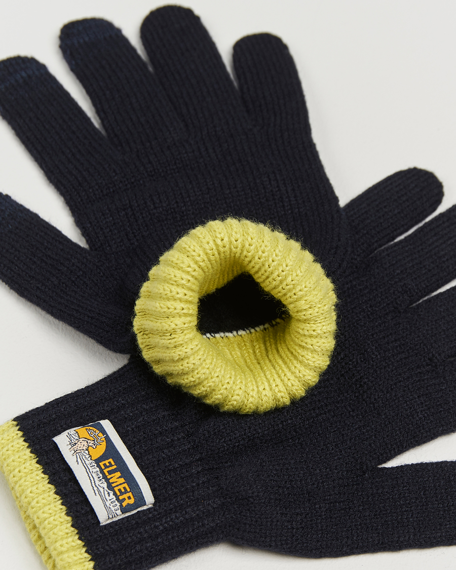 Uomini | Elmer by Swany Knitted Glove Navy | Elmer by Swany | Knitted Glove Navy