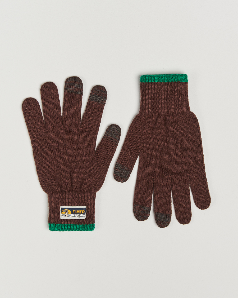 Uomini | Elmer by Swany Knitted Glove Rosewood | Elmer by Swany | Knitted Glove Rosewood