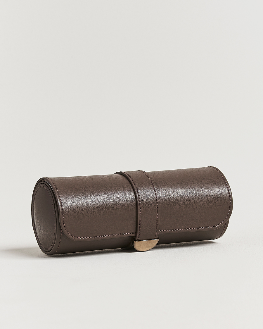 Uomini | Orologi & Portagioielli | WOLF | Triple Watch Roll Earth Coffee