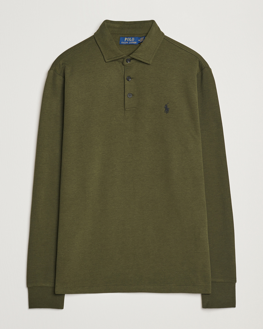Uomini | Maglieria | Polo Ralph Lauren | Double Knit Long Sleeve Polo Armadillo