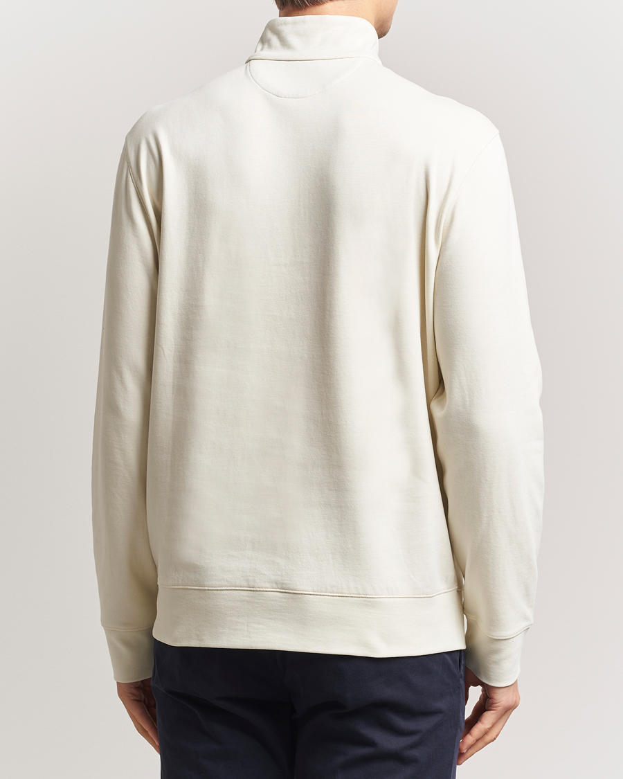 Uomini | Maglieria | Polo Ralph Lauren | Double Knit Half-Zip Sweater Parchment Cream