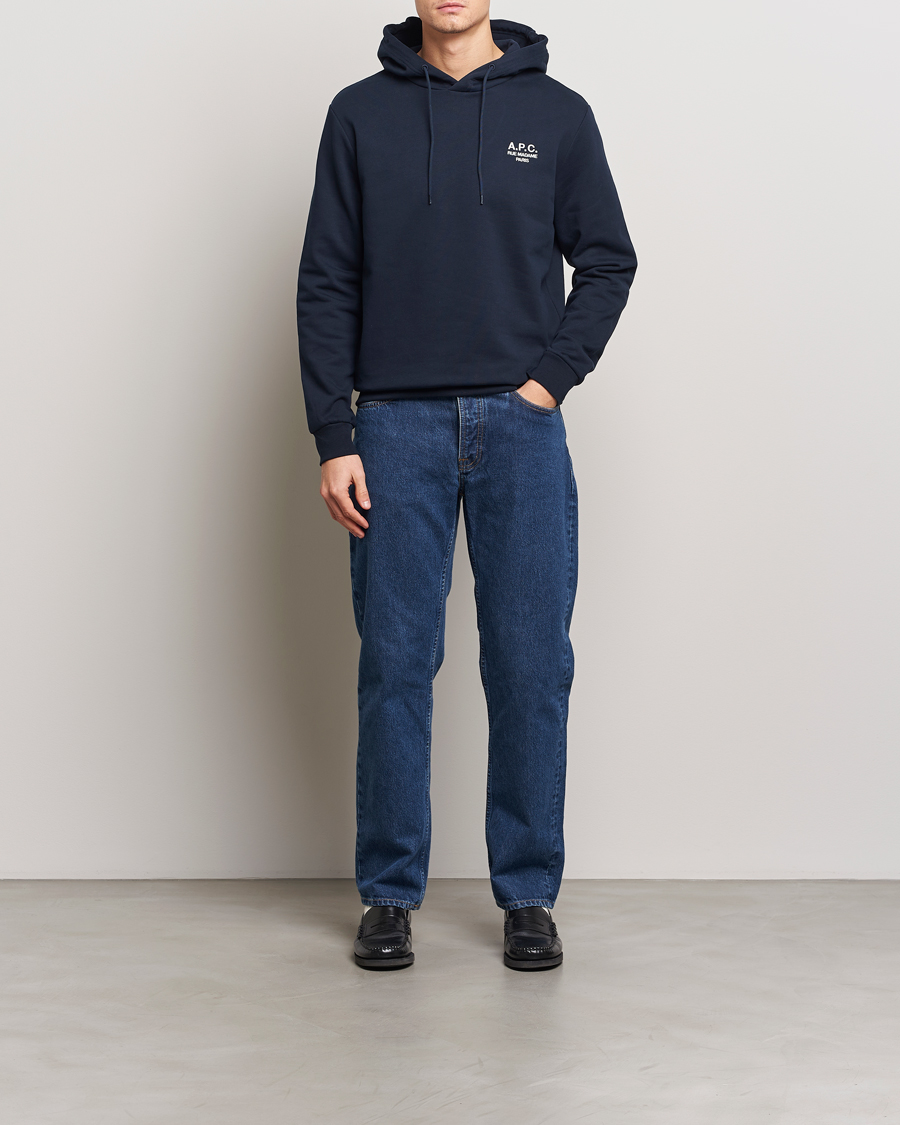 Uomini | Maglieria | A.P.C. | Rue Madame Hoodie Dark Navy