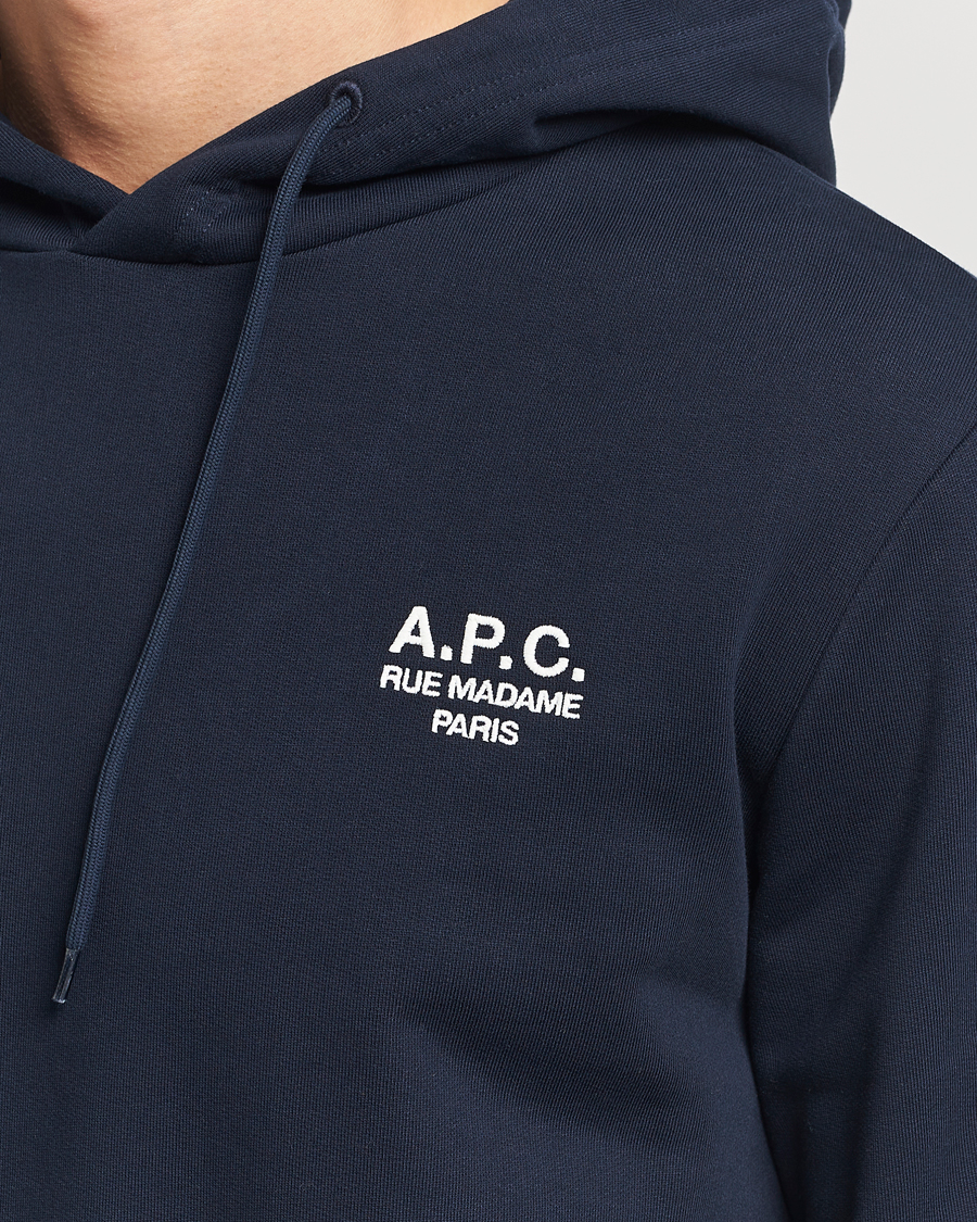 Uomini | Maglieria | A.P.C. | Rue Madame Hoodie Dark Navy