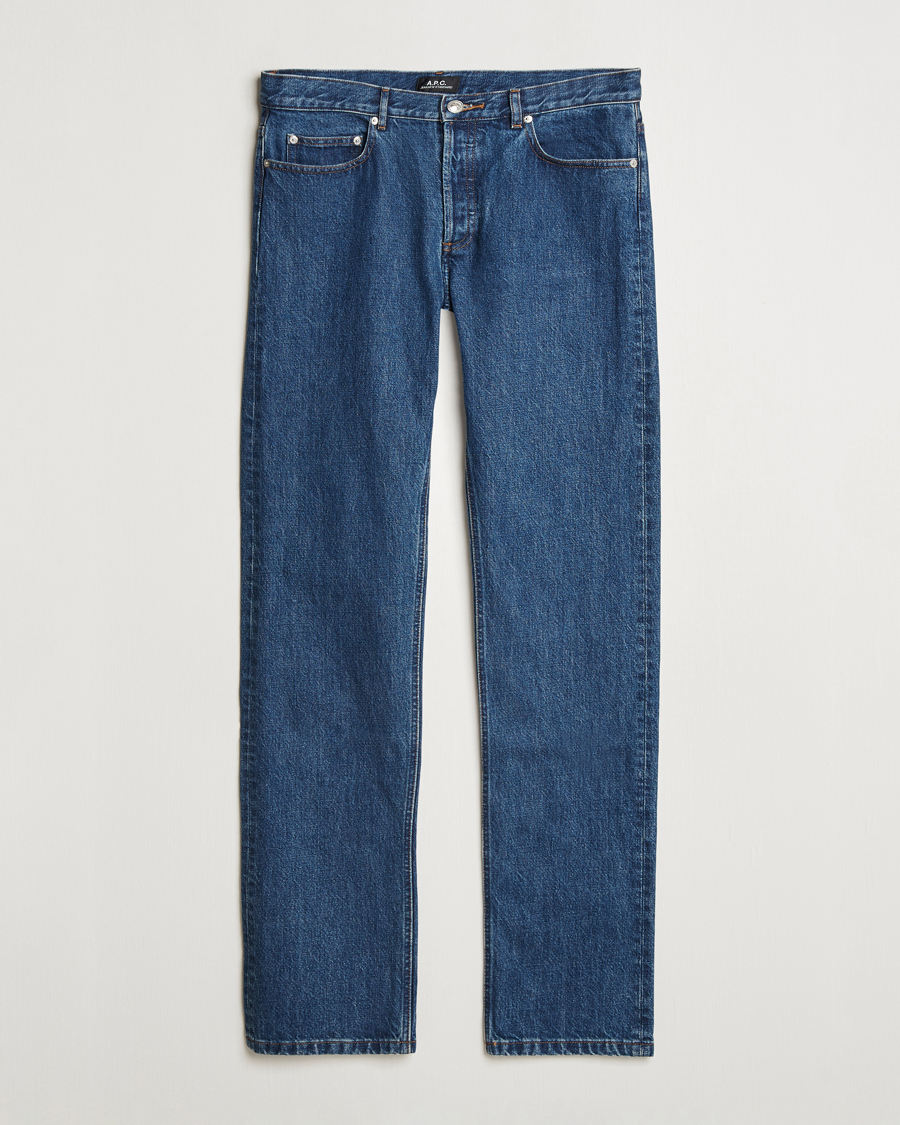 Uomini | Pantaloni | A.P.C. | New Standard Jeans Washed Indigo