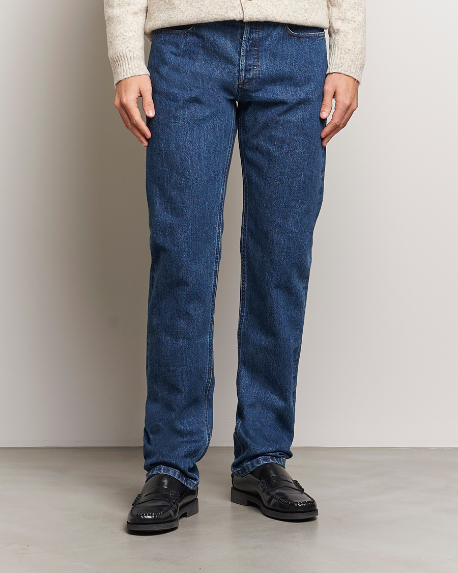 Uomini | Pantaloni | A.P.C. | New Standard Jeans Washed Indigo