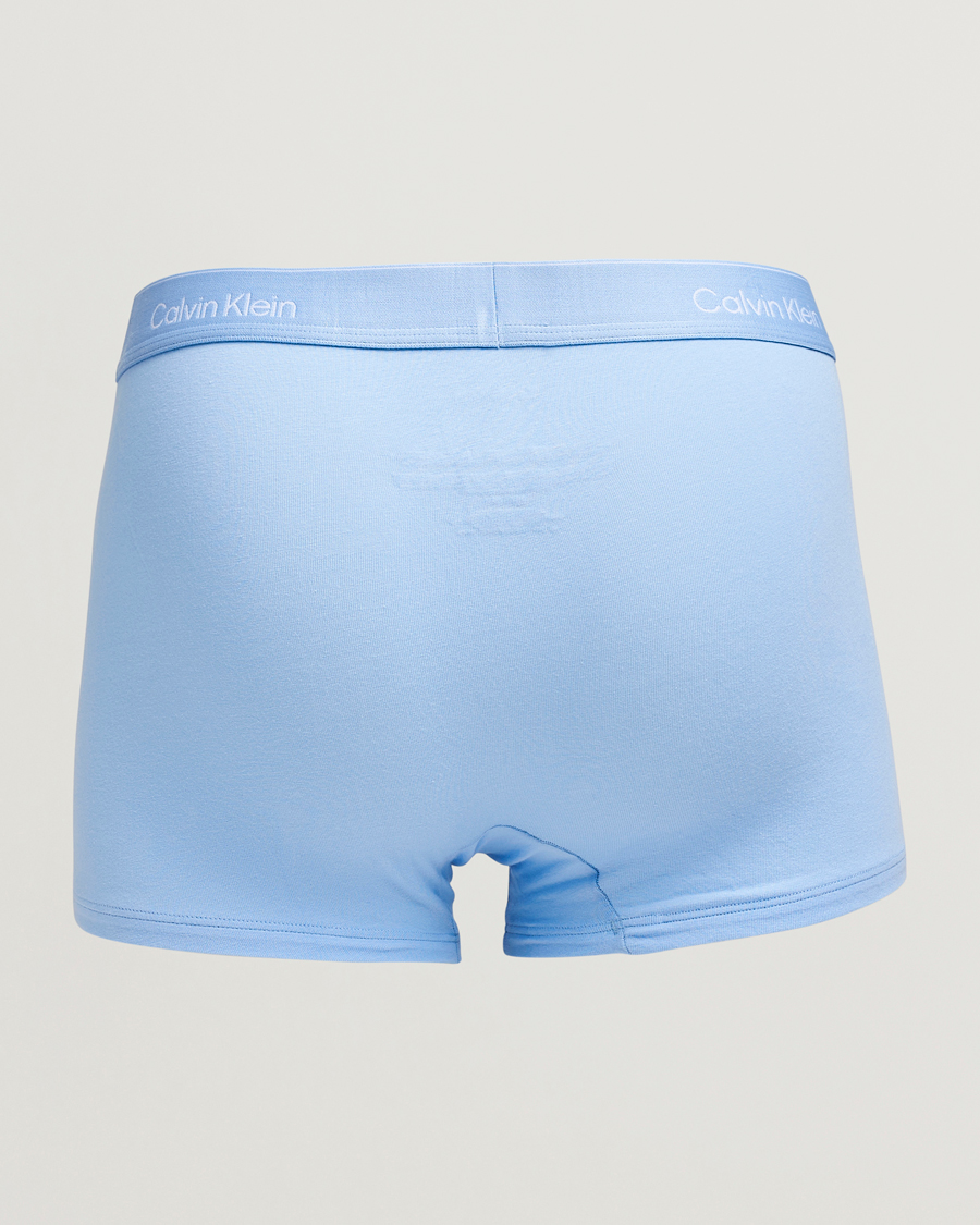Uomini | Biancheria intima | Calvin Klein | 3-Pack Icon Cotton Stretch Trunk Black/Blue/Green