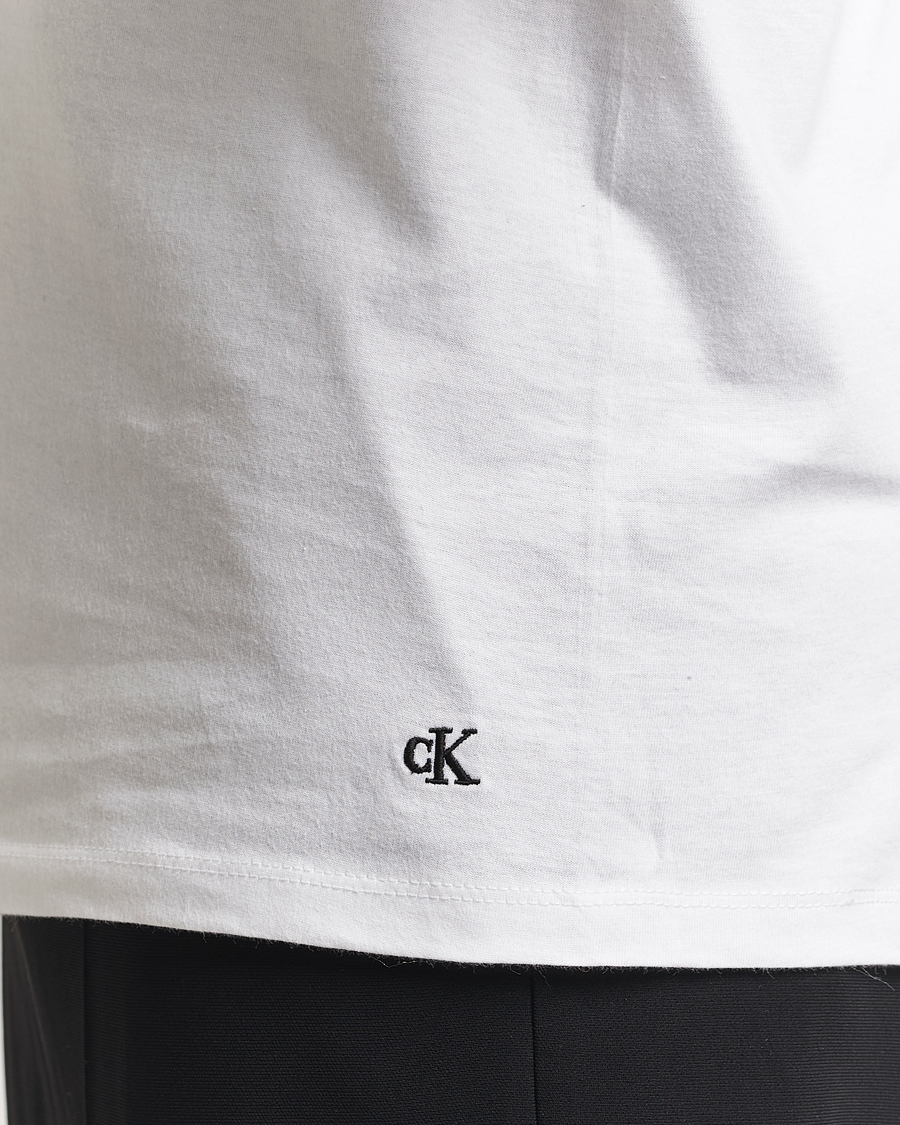 Uomini | T-shirt | Calvin Klein | 3-Pack Cotton Crew Neck T-Shirt White