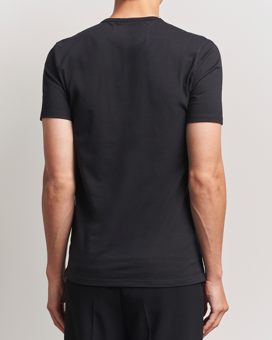 Uomini | T-shirt | Calvin Klein | 3-Pack Cotton Stretch Crew Neck T-Shirt Black