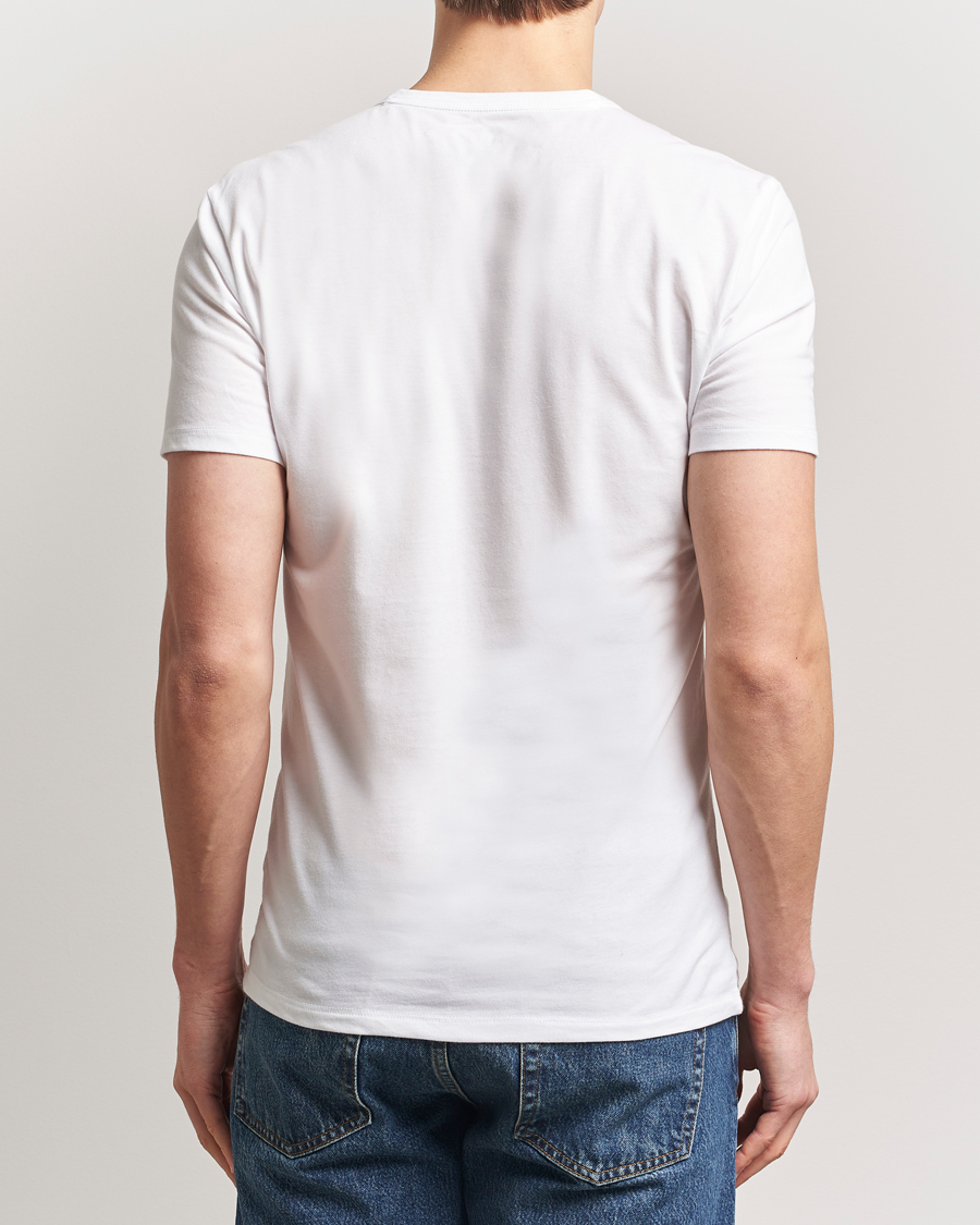 Uomini | T-shirt | Calvin Klein | 3-Pack Cotton Stretch V-Neck T-Shirt White