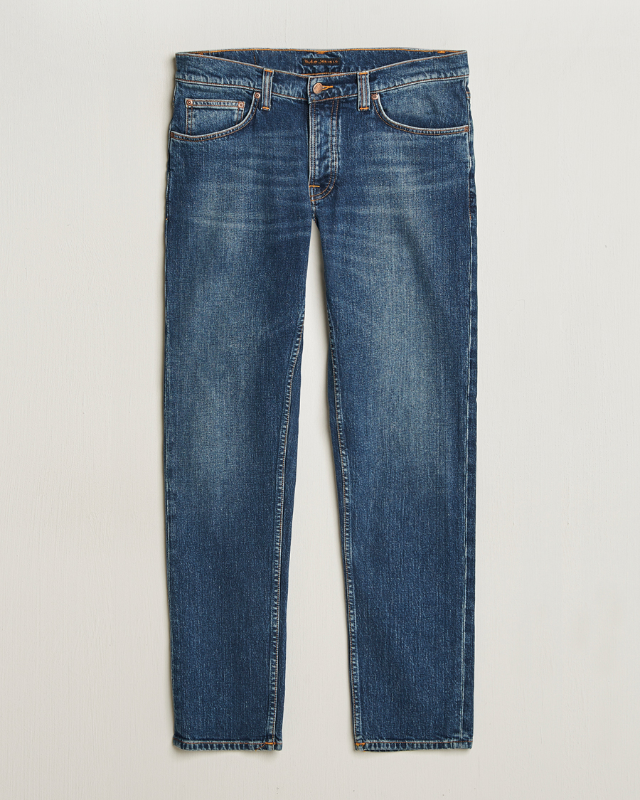 Uomini | Pantaloni | Nudie Jeans | Solid Ollie Jeans Wild Blue