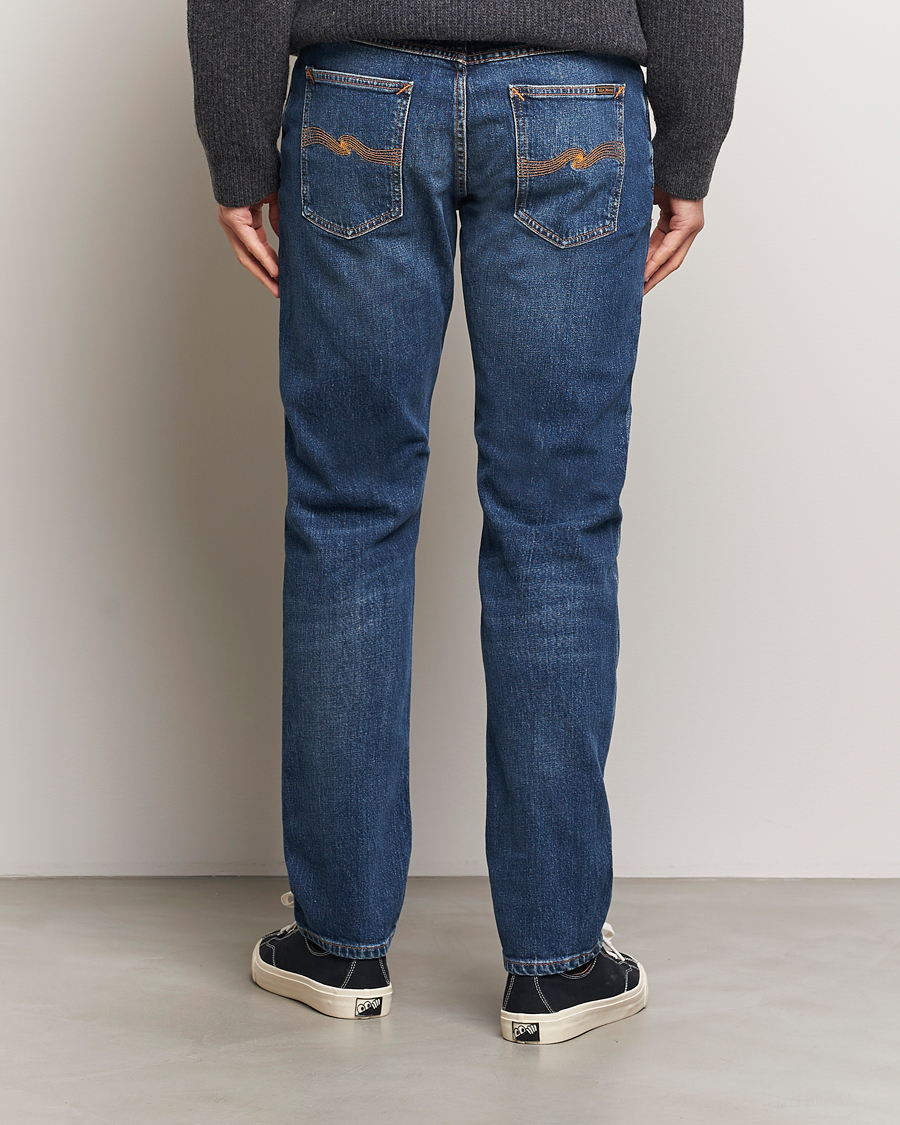 Uomini | Pantaloni | Nudie Jeans | Solid Ollie Jeans Wild Blue