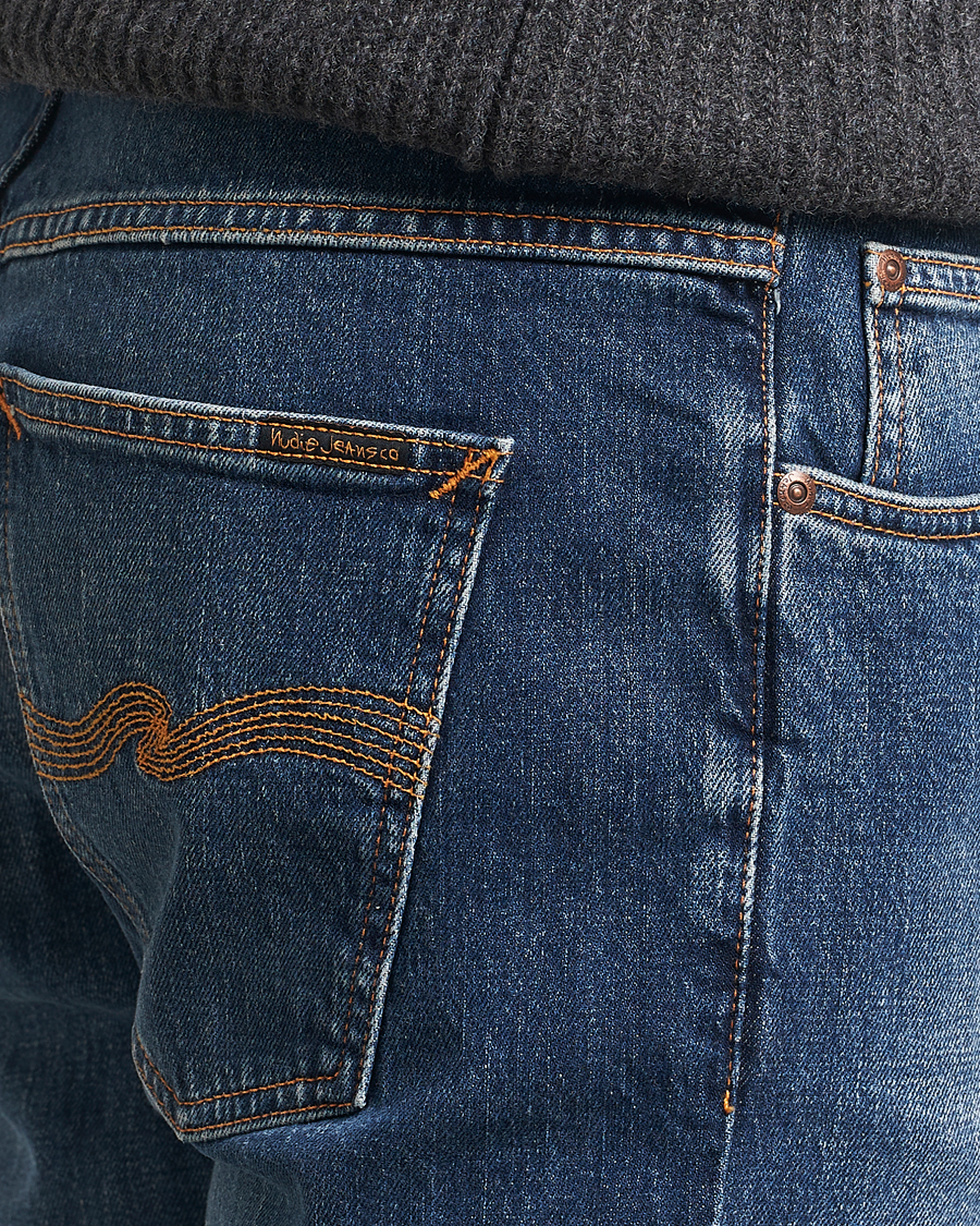 Uomini | Pantaloni | Nudie Jeans | Solid Ollie Jeans Wild Blue