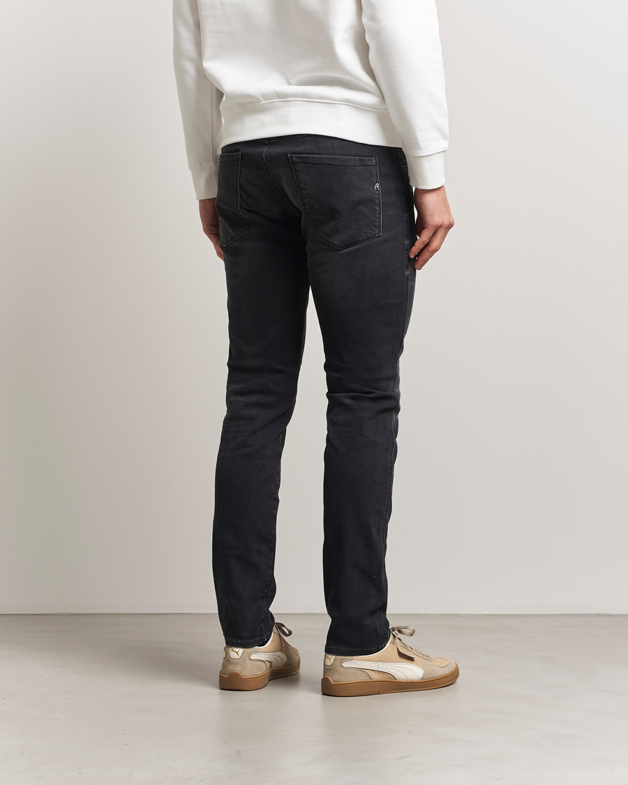 Uomini | Jeans | Replay | Anbass Hyperflex Jeans Washed Black