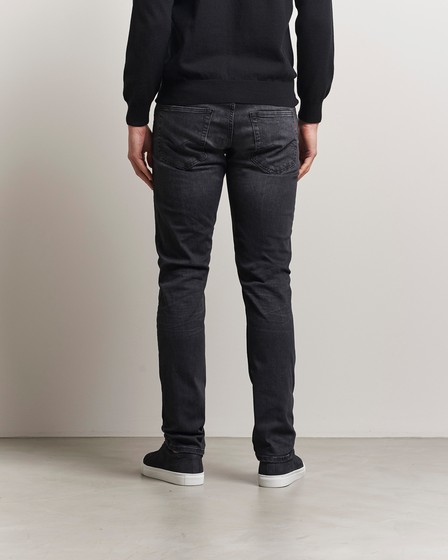 Uomini | Jeans | Replay | Grover Straight Fit Stretch Jeans Washed Black