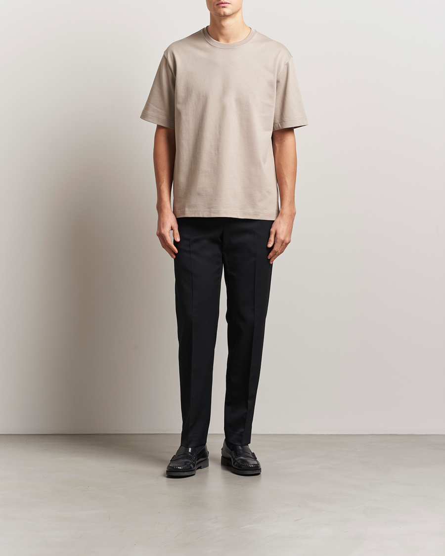 Uomini | Pantaloni | Filippa K | Troy Tailored Drawstring Trousers Black
