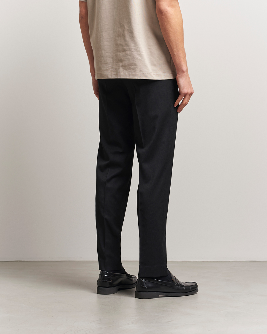 Uomini | Pantaloni | Filippa K | Troy Tailored Drawstring Trousers Black