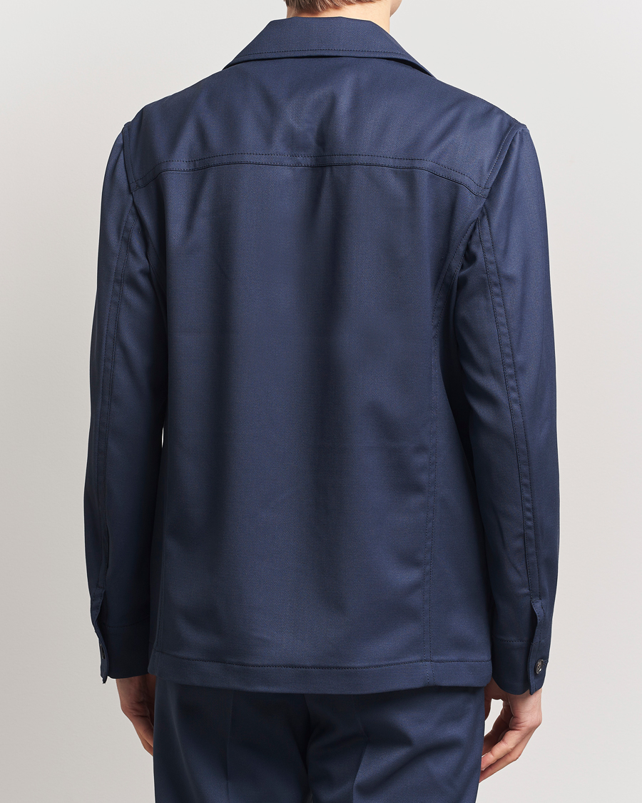 Uomini | Giacche | Filippa K | Work Shirt Jacket Dusk Blue