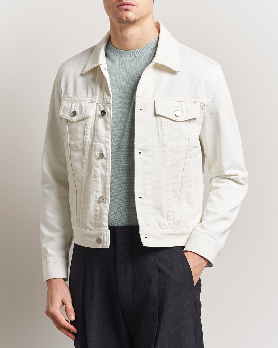 Uomini | Giacche | Filippa K | Classic Jean Jacket Ecru Wash